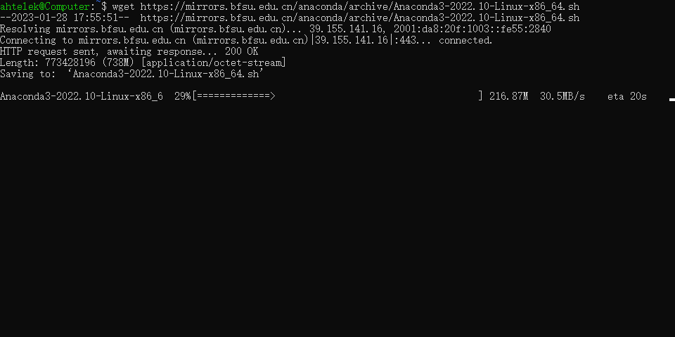 Ubuntu安装Anaconda并且配置国内镜像教程-第1张图片-seo排名网